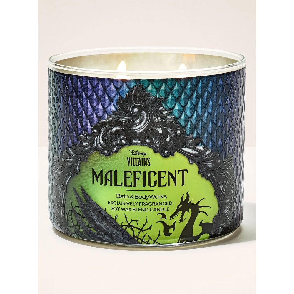 Bath & Body Maleficent Castle 3 Wick Holder - Picture 12 of 13